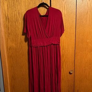 Elegant‎ Red Maxi Dress